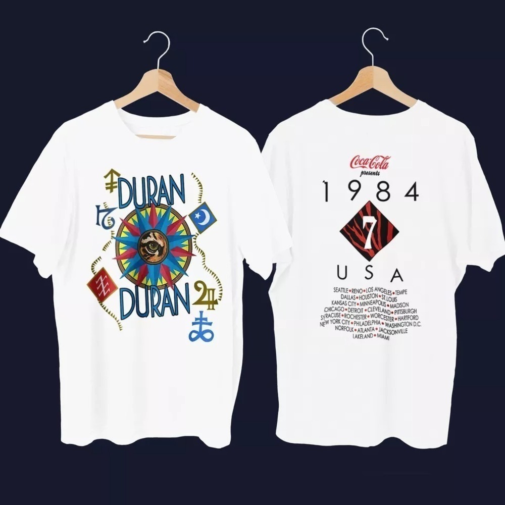 Duran Duran Tshirt 1984 Arena Tour Concert Tee Shirt 2 Sided